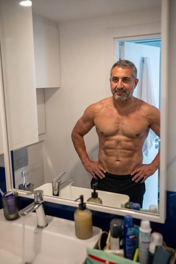 AI preview of the 10% bodyfat transformation